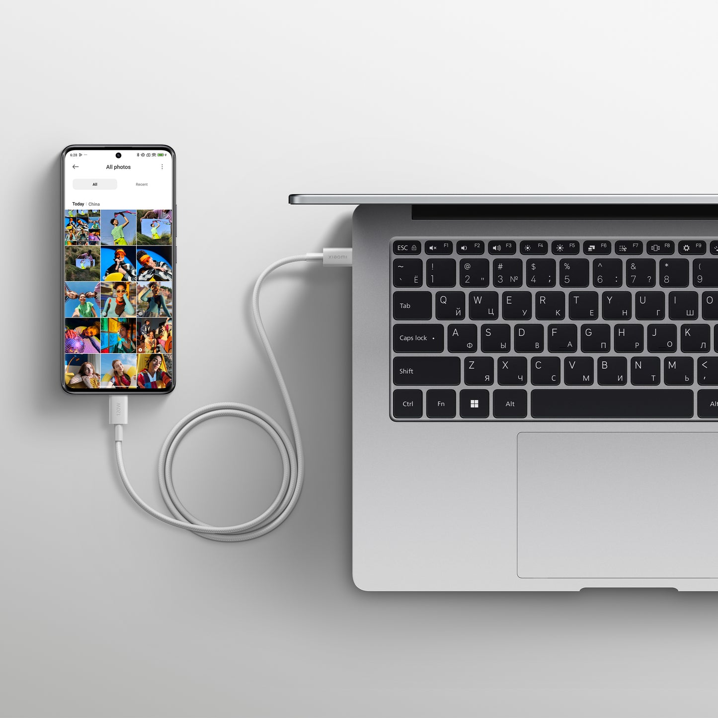 Xiaomi 6A Braided USB-C to USB-C Cable (1m)