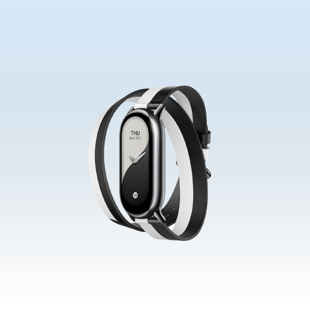 Mi Smart Band 8 Double Wrap Black & White