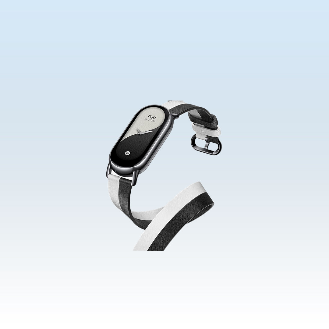 Mi Smart Band 8 Double Wrap Black & White