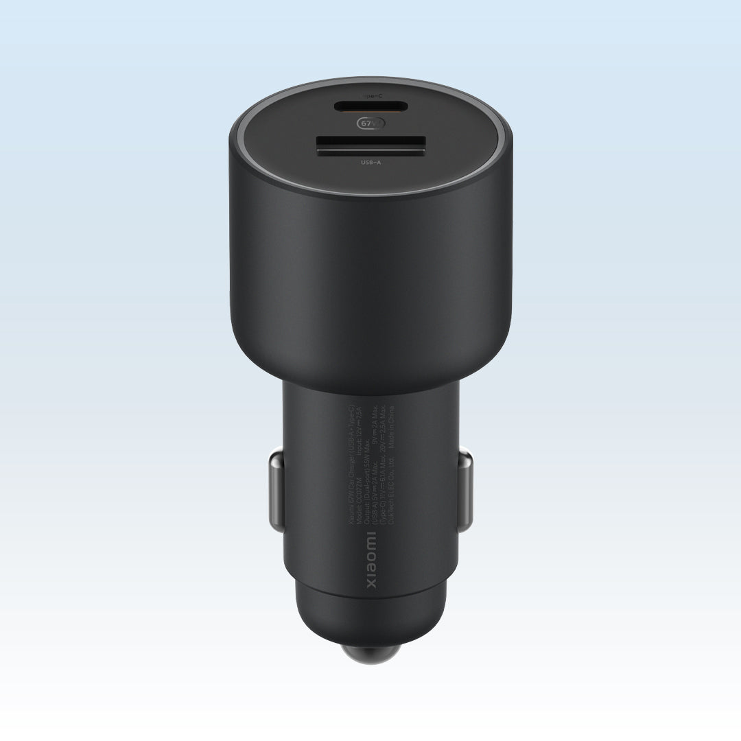 XIAOMI 67W CAR CHARGER (USB-A + TYPE-C)