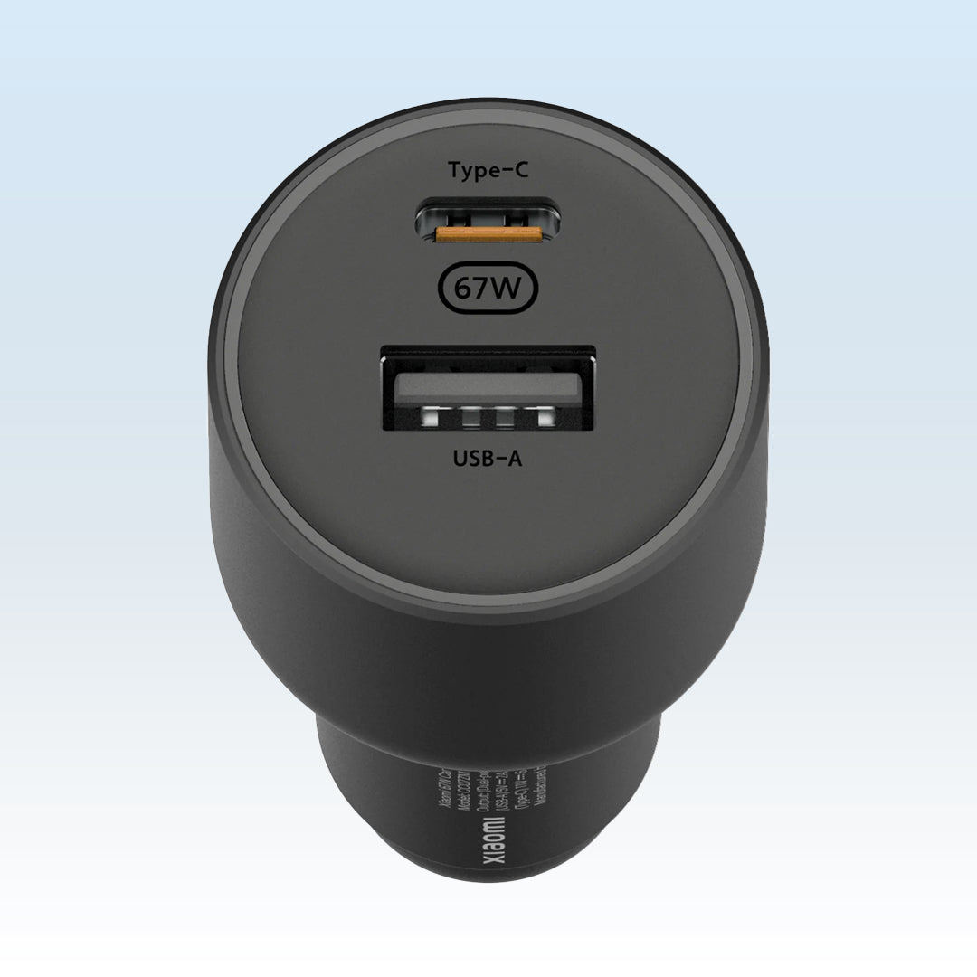 XIAOMI 67W CAR CHARGER (USB-A + TYPE-C)