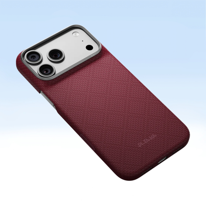PITAKA Edge Ultra Slim MagSafe Case – Burgundy