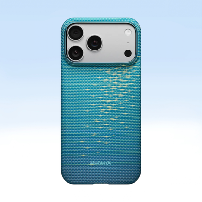 PITAKA Edge Ultra Slim MagSafe Case – Lucid Blue