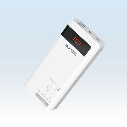 ROMOSS POWER BANK PAC20PR 20000MAH-30W LC CABLE