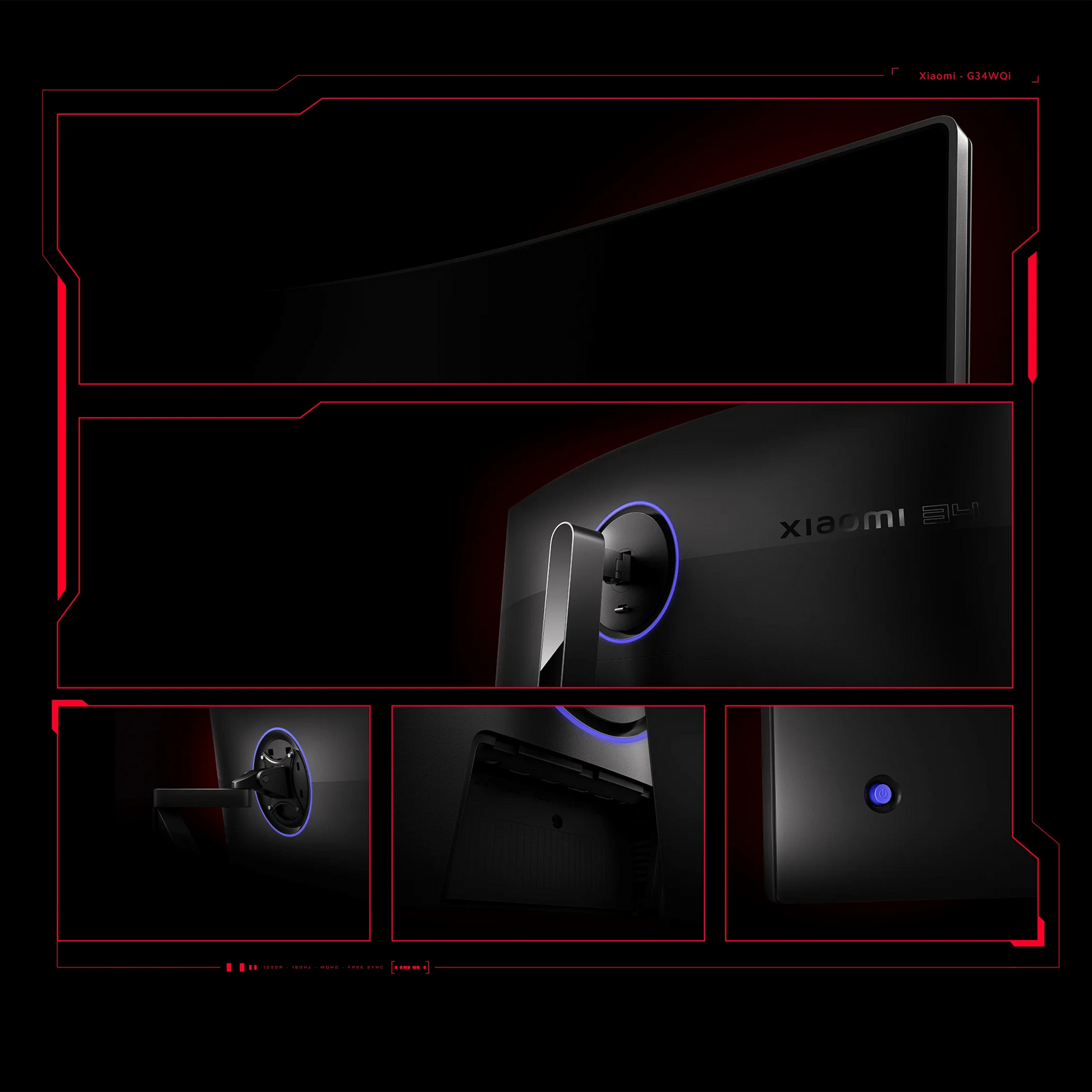 Xiaomi Curved Gaming Monitor G34WQi – Intertec Group W.L.L.